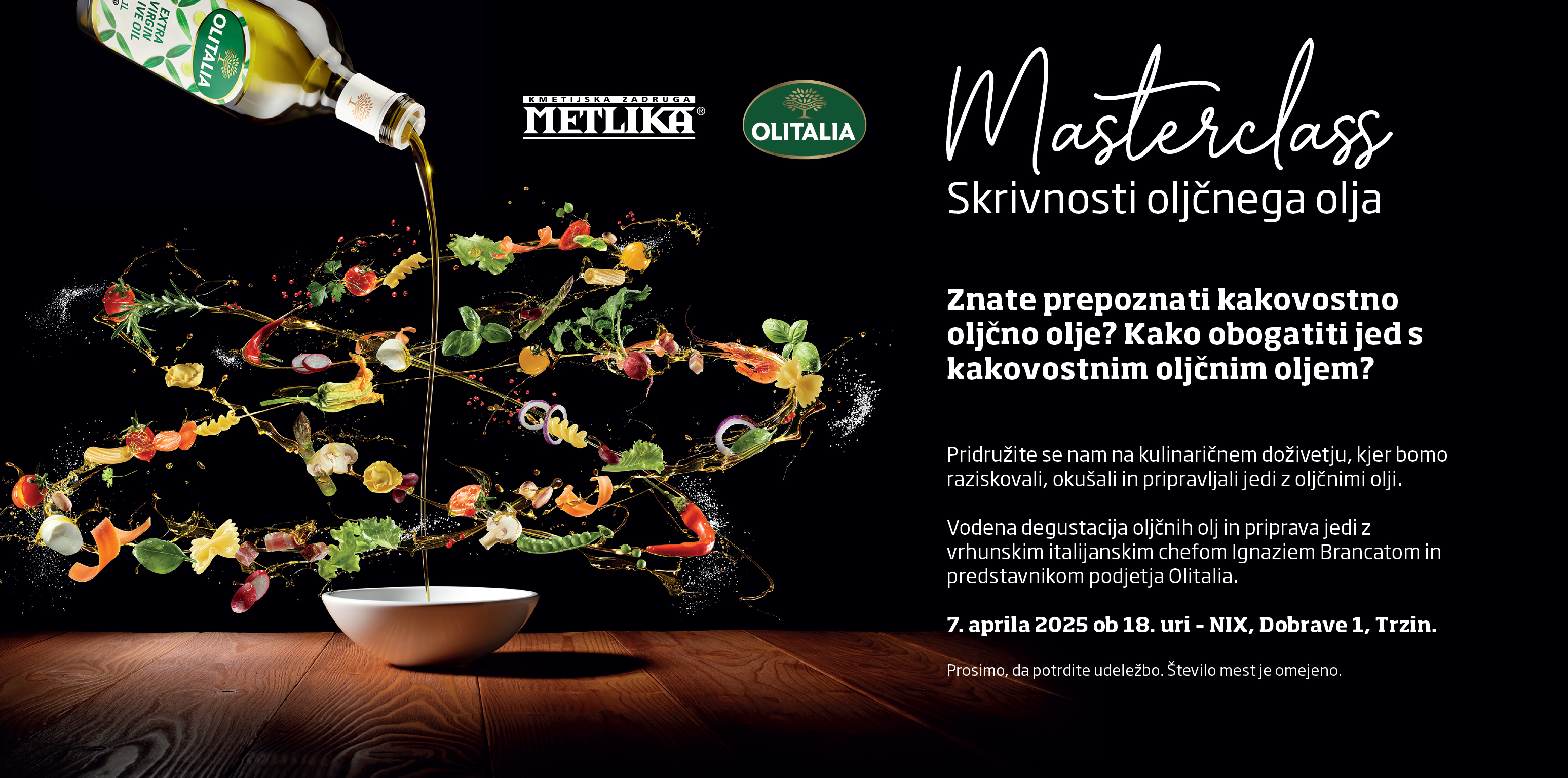 MASTERCLASS – SKRIVNOSTI OLJČNEGA OLJA