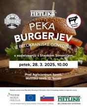 Peka burgerjev iz Belokranjske govedine